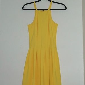 Yellow Calvin Klein Dress